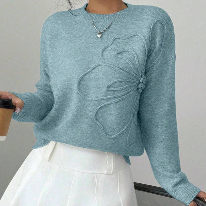 Eugenia | Soft Floral-Detail Sweater