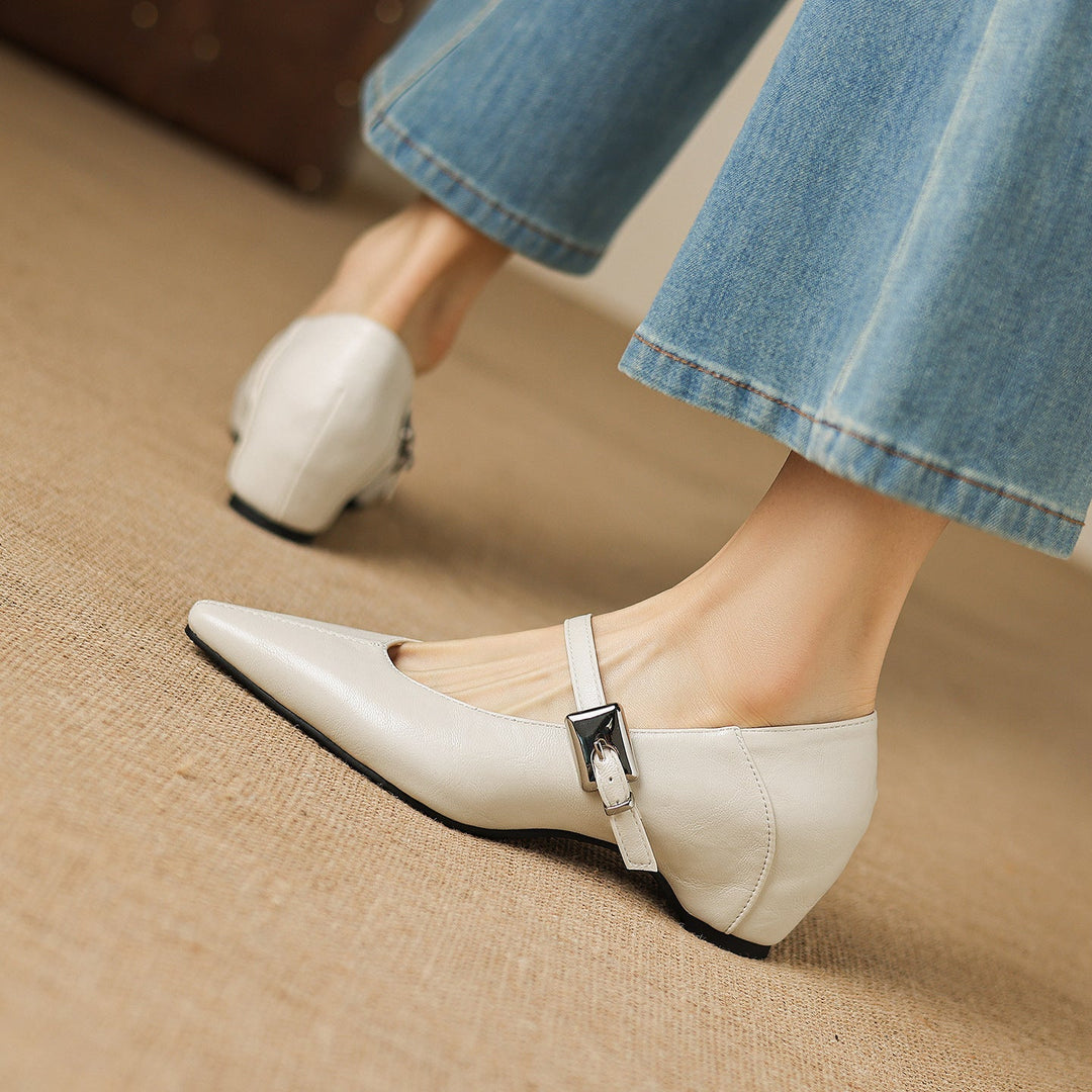 Claire | Buckle-Strap Mary Jane Flats