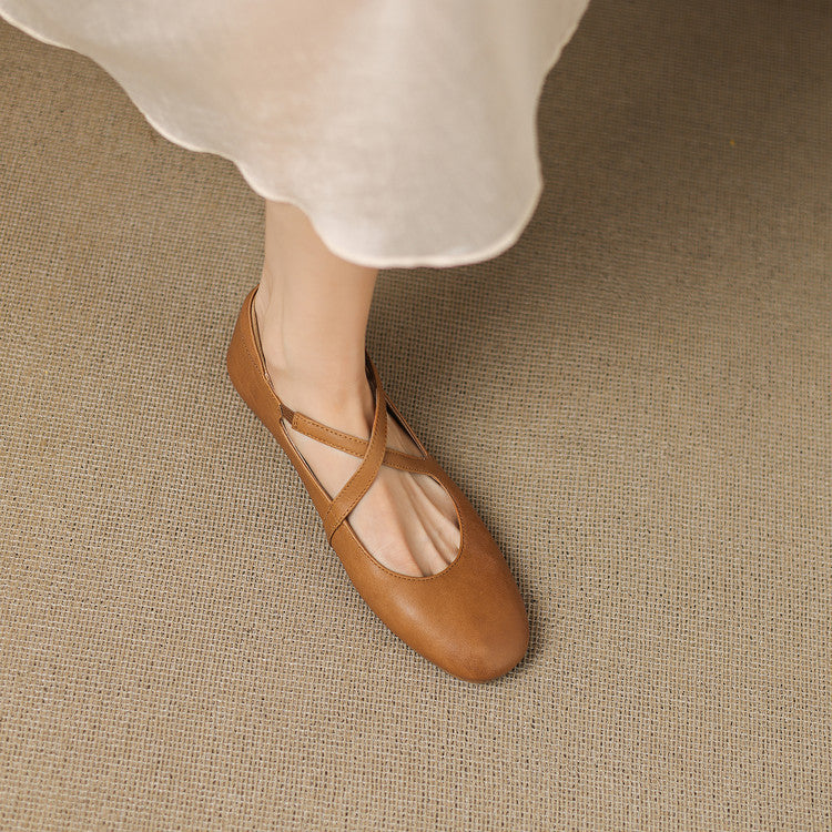 Marlowe | Crossover Strap Ballet Flats