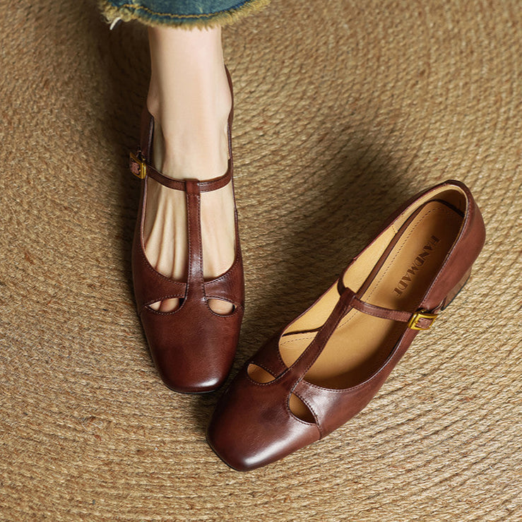 Blair | Elegant T-Strap Heels
