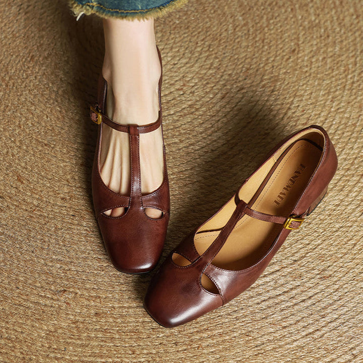 Blair | Elegant T-Strap Heels