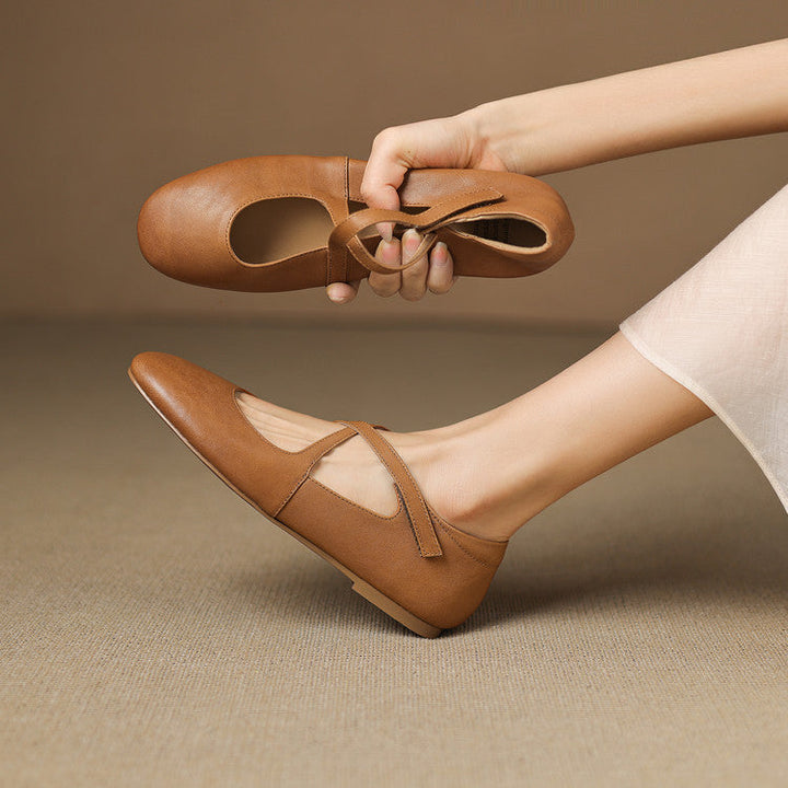 Marlowe | Crossover Strap Ballet Flats