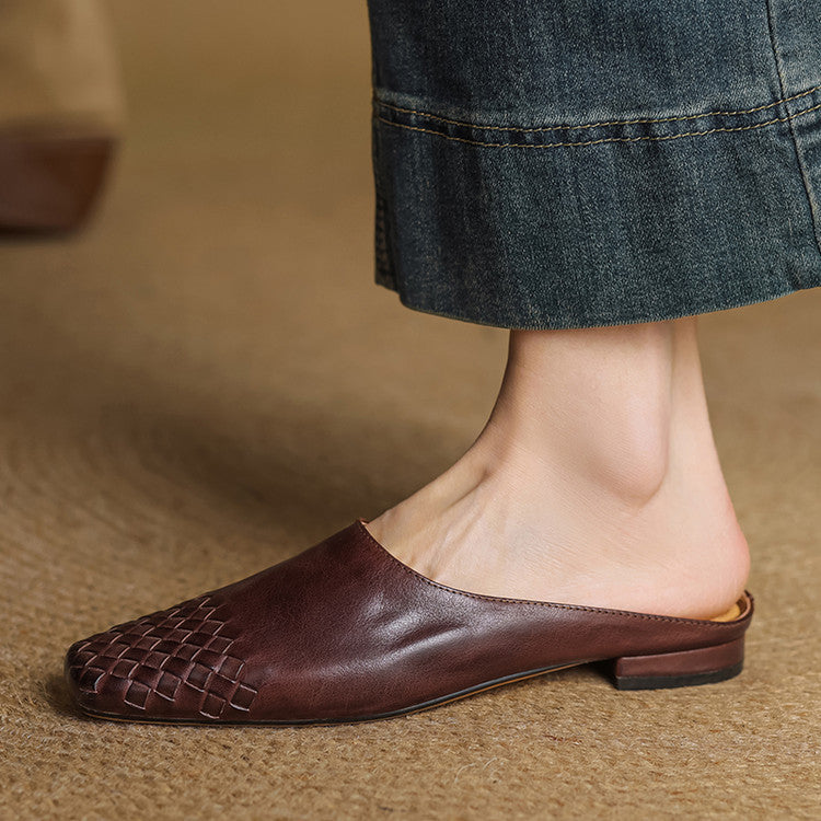Gwen | Women's Leather Comfort Mules