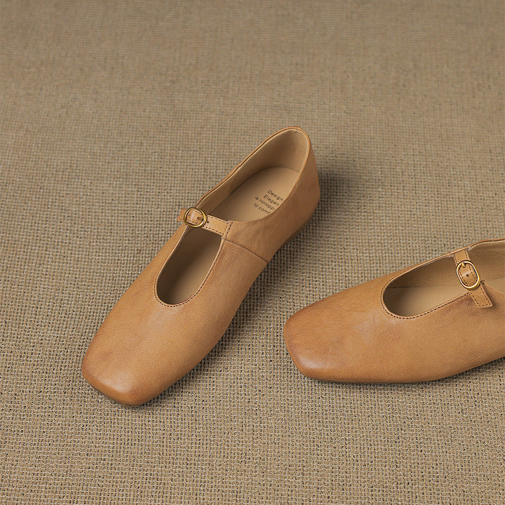 Greta | T-Strap Mary Jane Flats