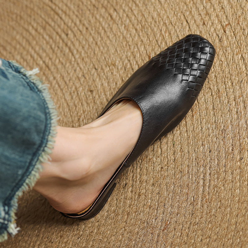 Gwen | Women's Leather Comfort Mules