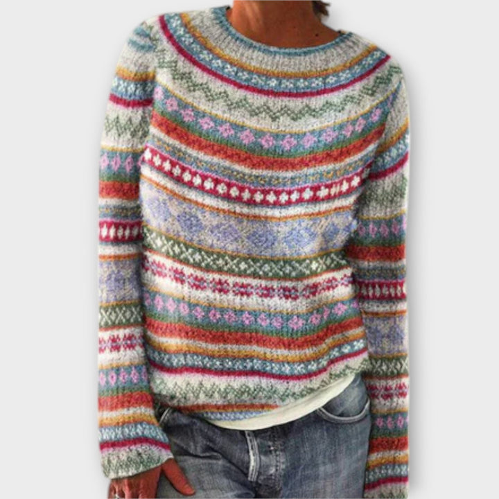 Winifred | Cozy Patterned Sweater