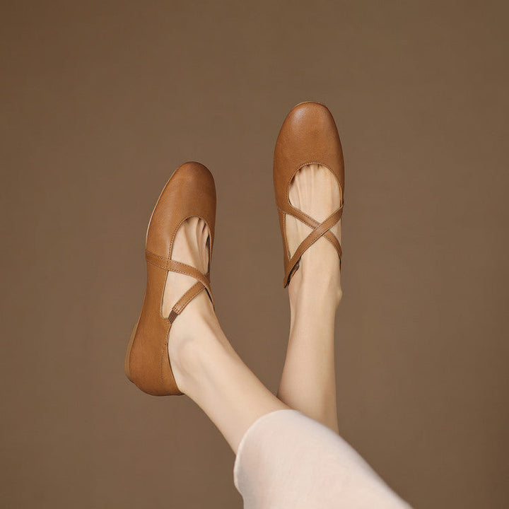 Marlowe | Crossover Strap Ballet Flats