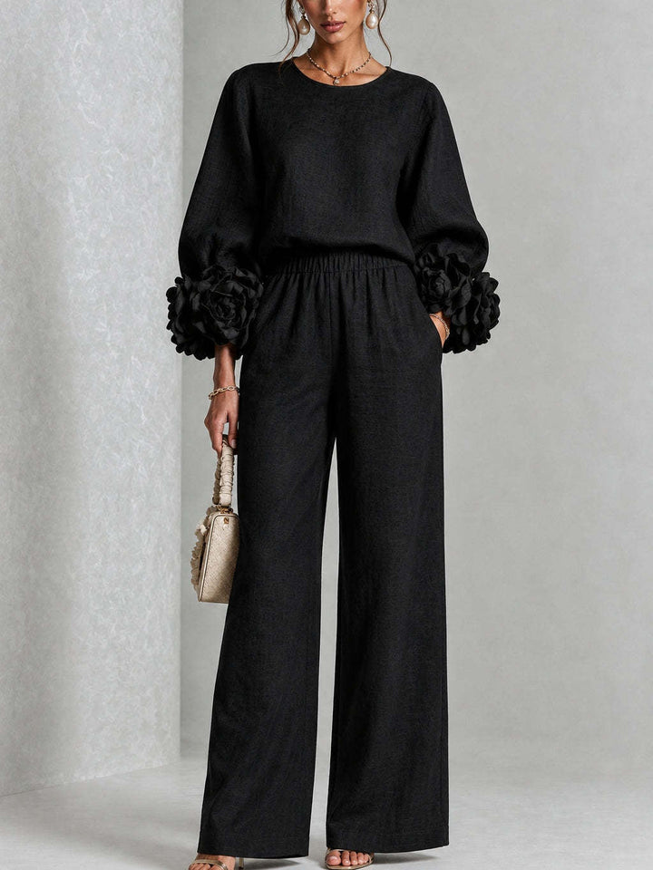 Emilia | Floral Cuff Two-Piece Set