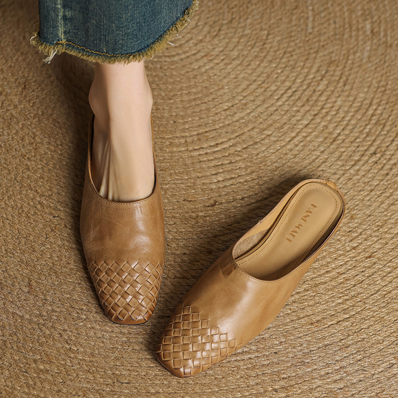 Gwen | Women's Leather Comfort Mules