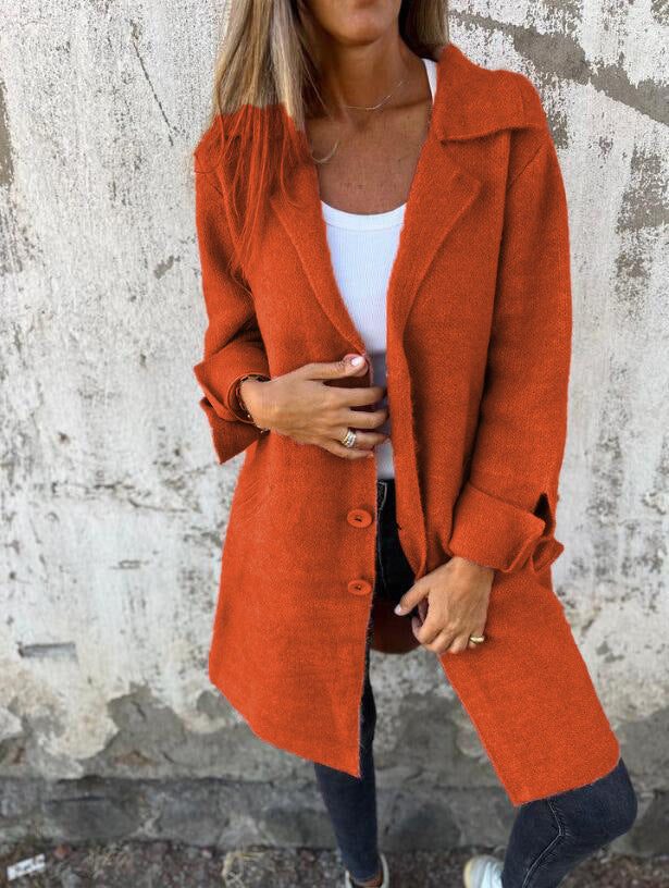 Delphinia | Longline Open-Front Coat