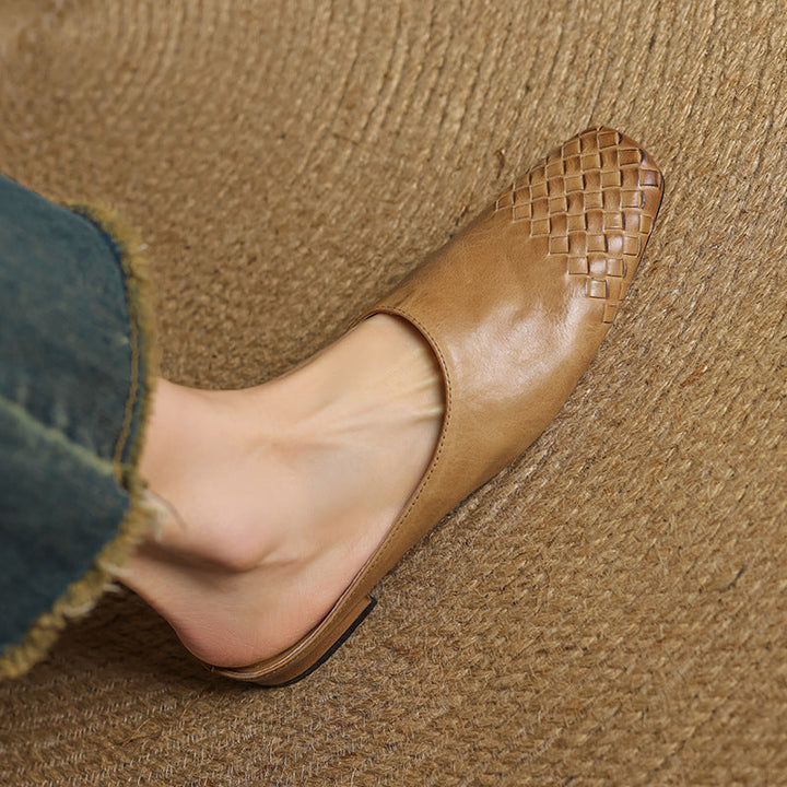 Gwen | Women's Leather Comfort Mules
