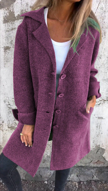 Delphinia | Longline Open-Front Coat