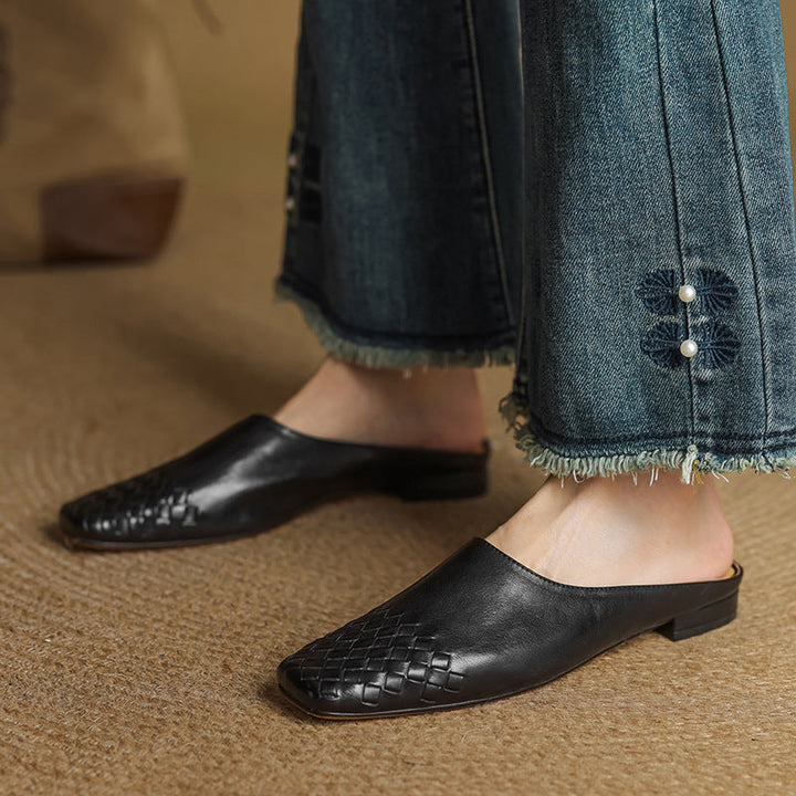 Gwen | Women's Leather Comfort Mules