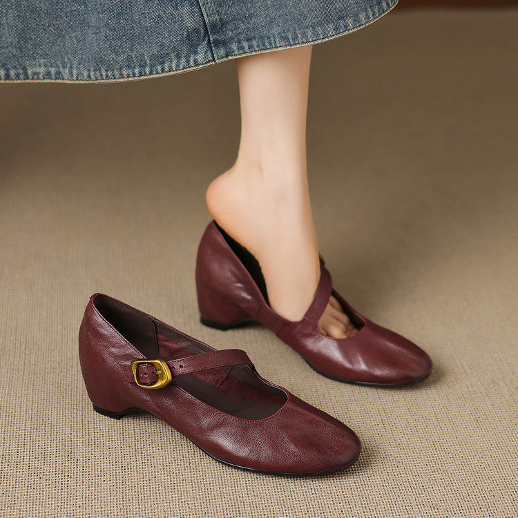 Livia | Buckle-Strap Mary Jane Flats