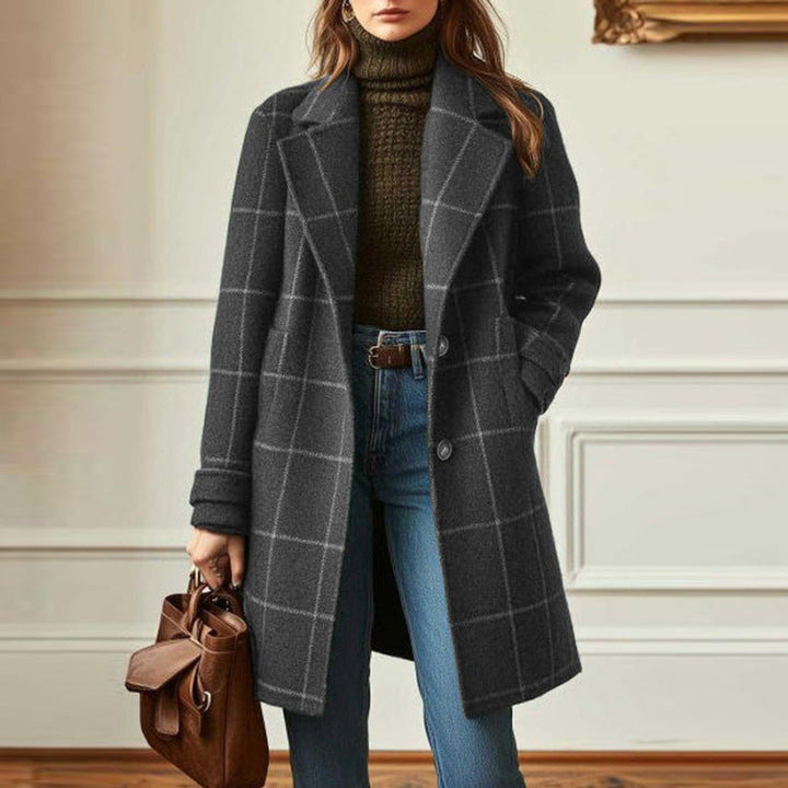 Naomi | Windowpane Check Coat