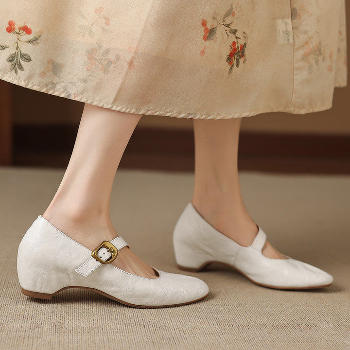 Livia | Buckle-Strap Mary Jane Flats