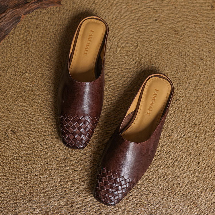 Gwen | Women's Leather Comfort Mules