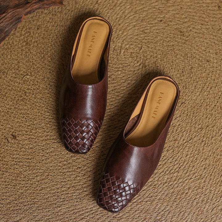 Gwen | Women's Leather Comfort Mules