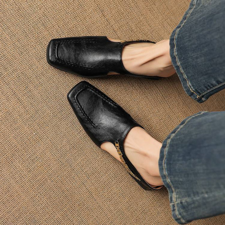 Annabel | Refined Square-Toe Mules