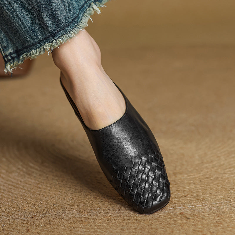 Gwen | Women's Leather Comfort Mules