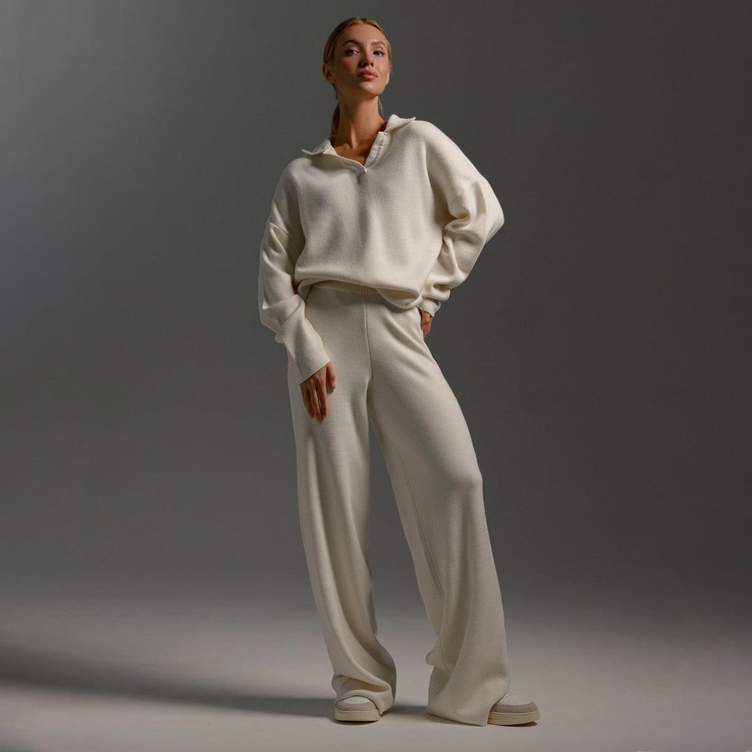 Ramona | Relaxed Collared Two-Piece Set