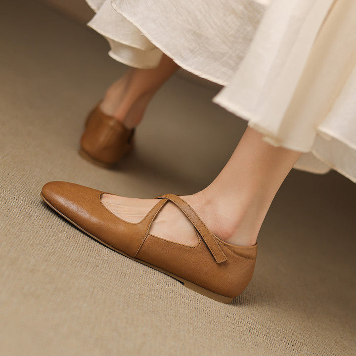 Marlowe | Crossover Strap Ballet Flats