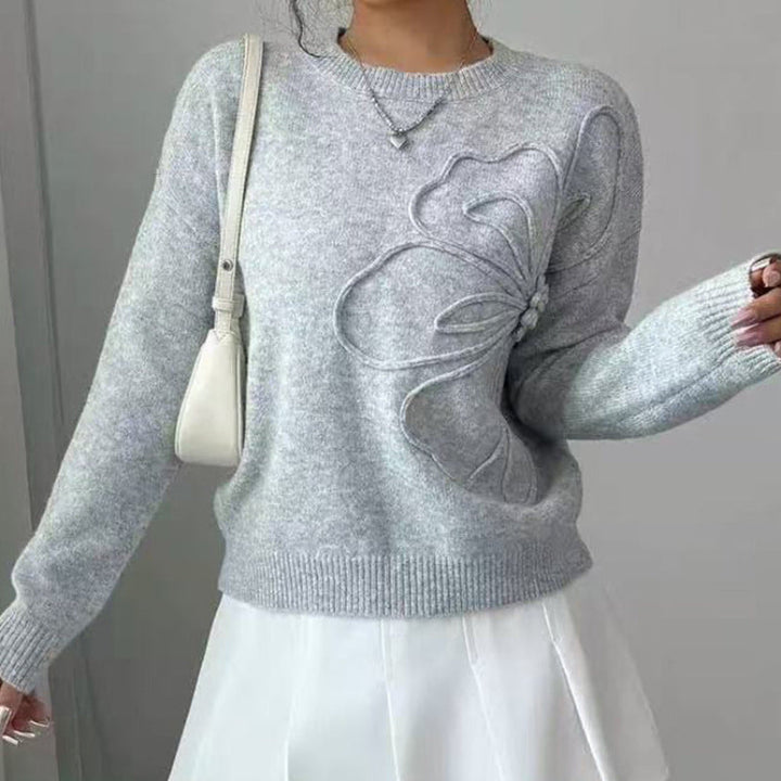Eugenia | Soft Floral-Detail Sweater