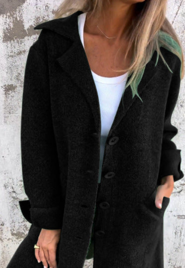 Delphinia | Longline Open-Front Coat