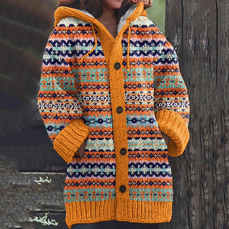 Thalia | Cozy Hooded Cardigan