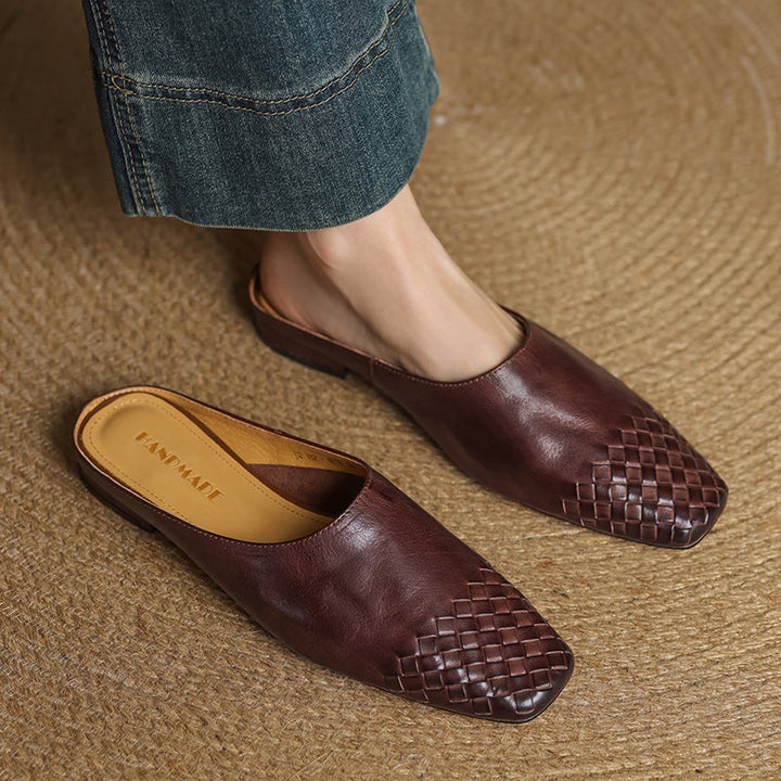 Gwen | Women's Leather Comfort Mules