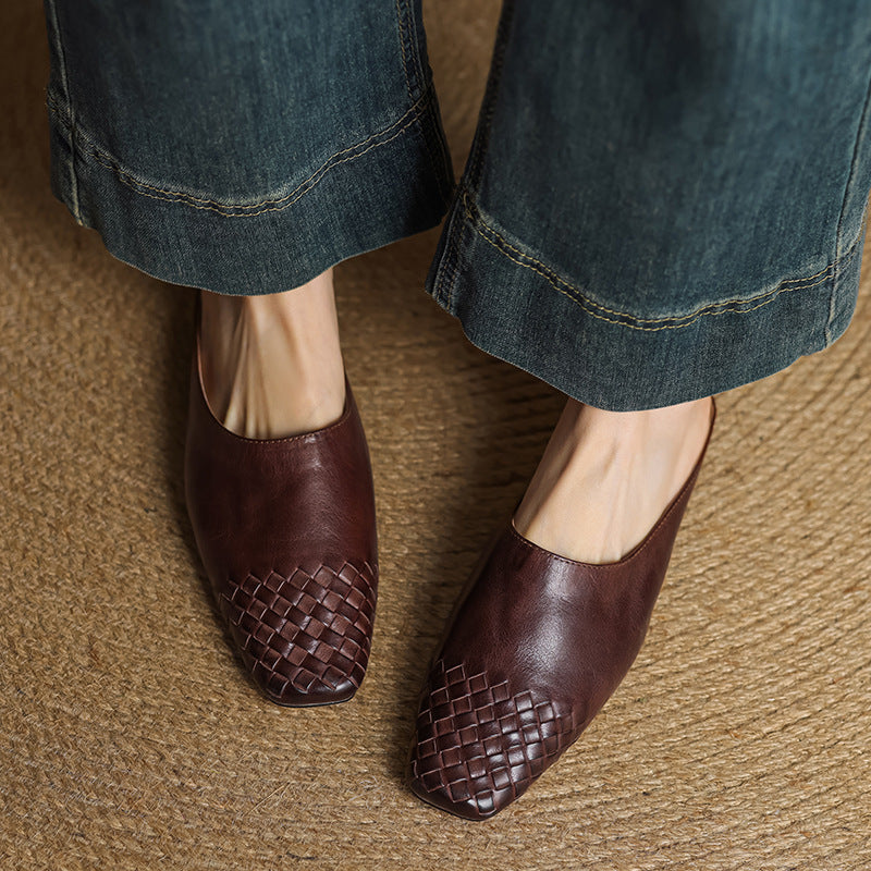 Gwen | Women's Leather Comfort Mules