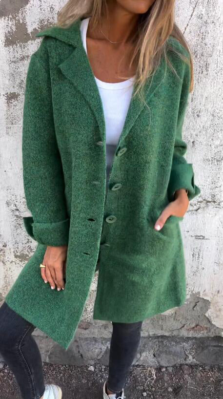 Delphinia | Longline Open-Front Coat