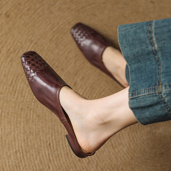 Gwen | Women's Leather Comfort Mules