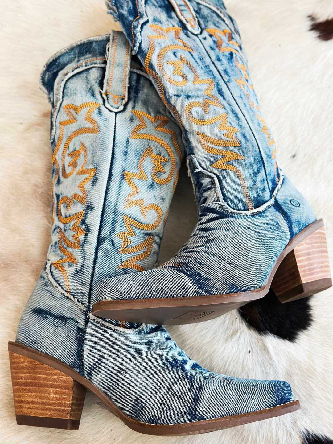 Quinn | Faded Western Tall Boots