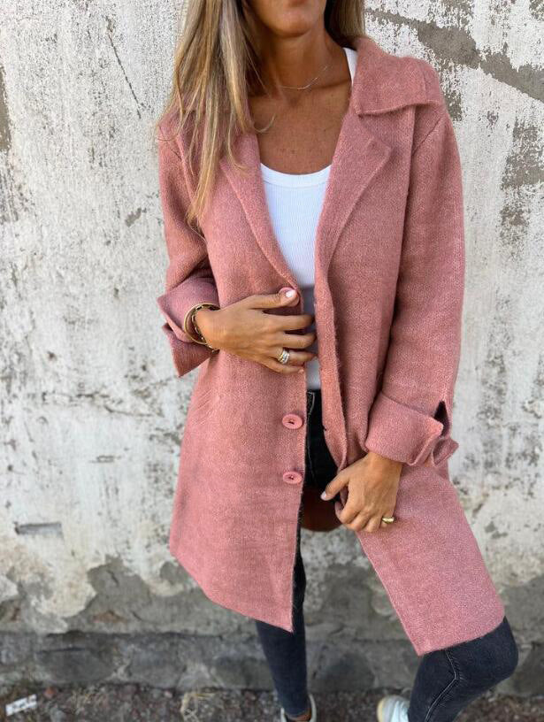 Delphinia | Longline Open-Front Coat