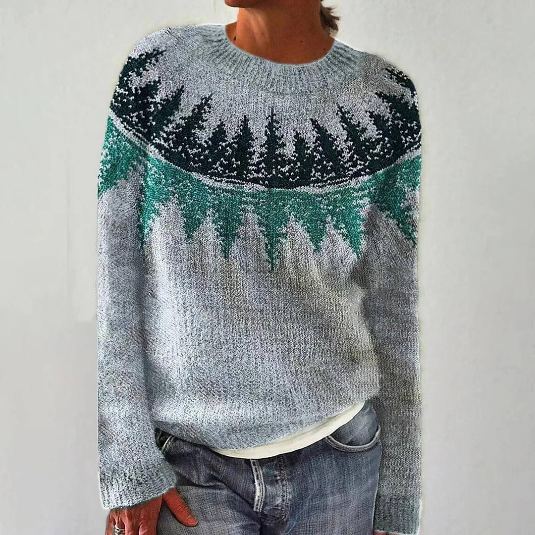 Maja | Alpine Forest Knit Sweater