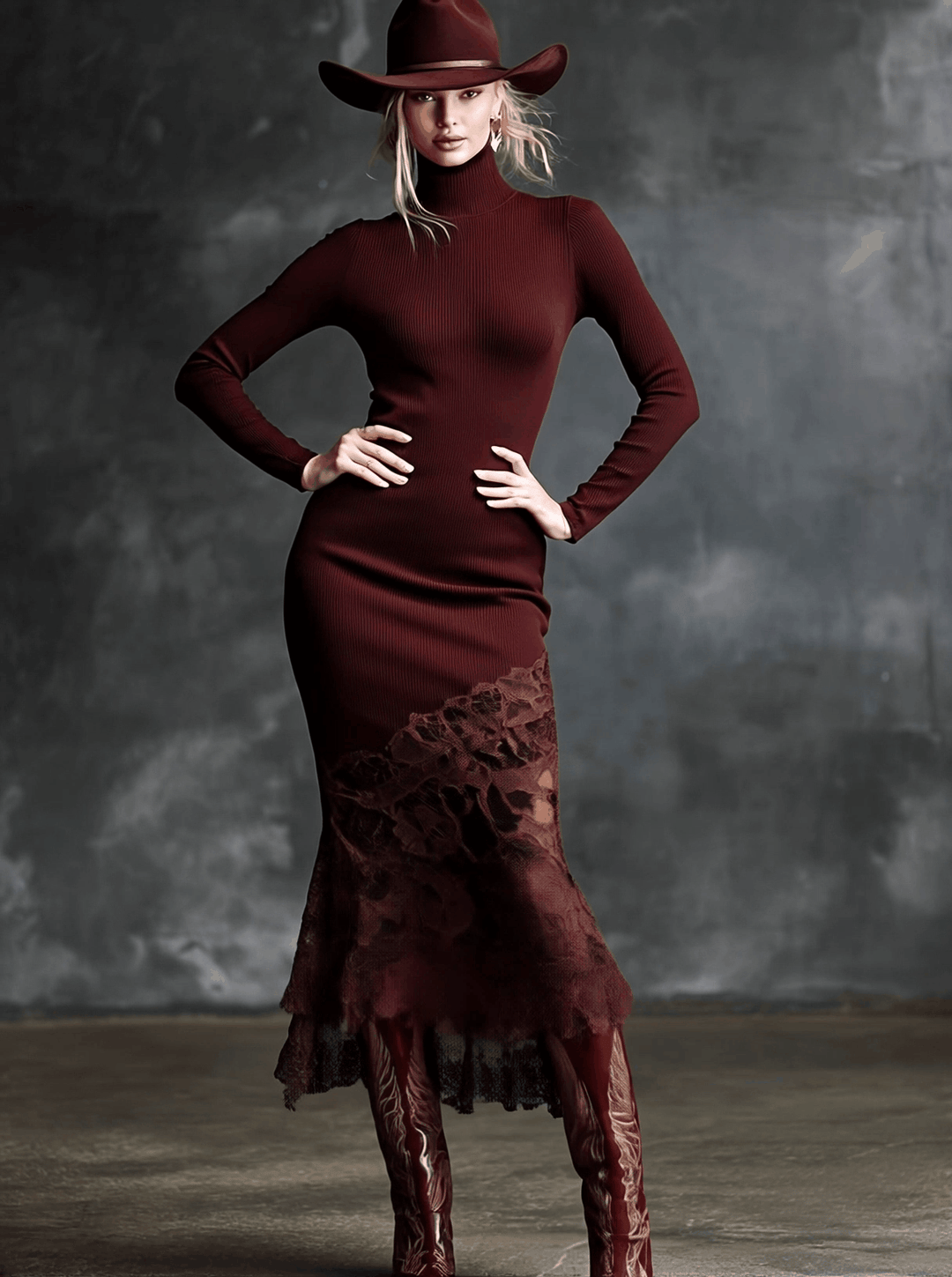 Evangeline | Elegant Ribbed Maxi Dress