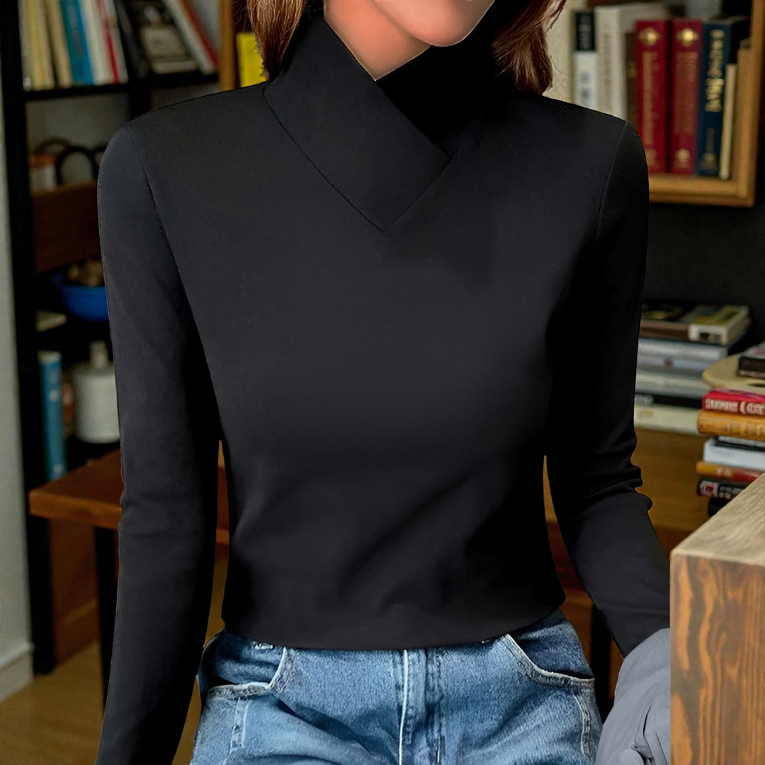 Seraphina | Elegant High-Neck Top