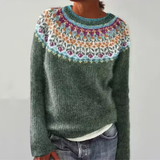 Thora | Nordic Patterned Sweater