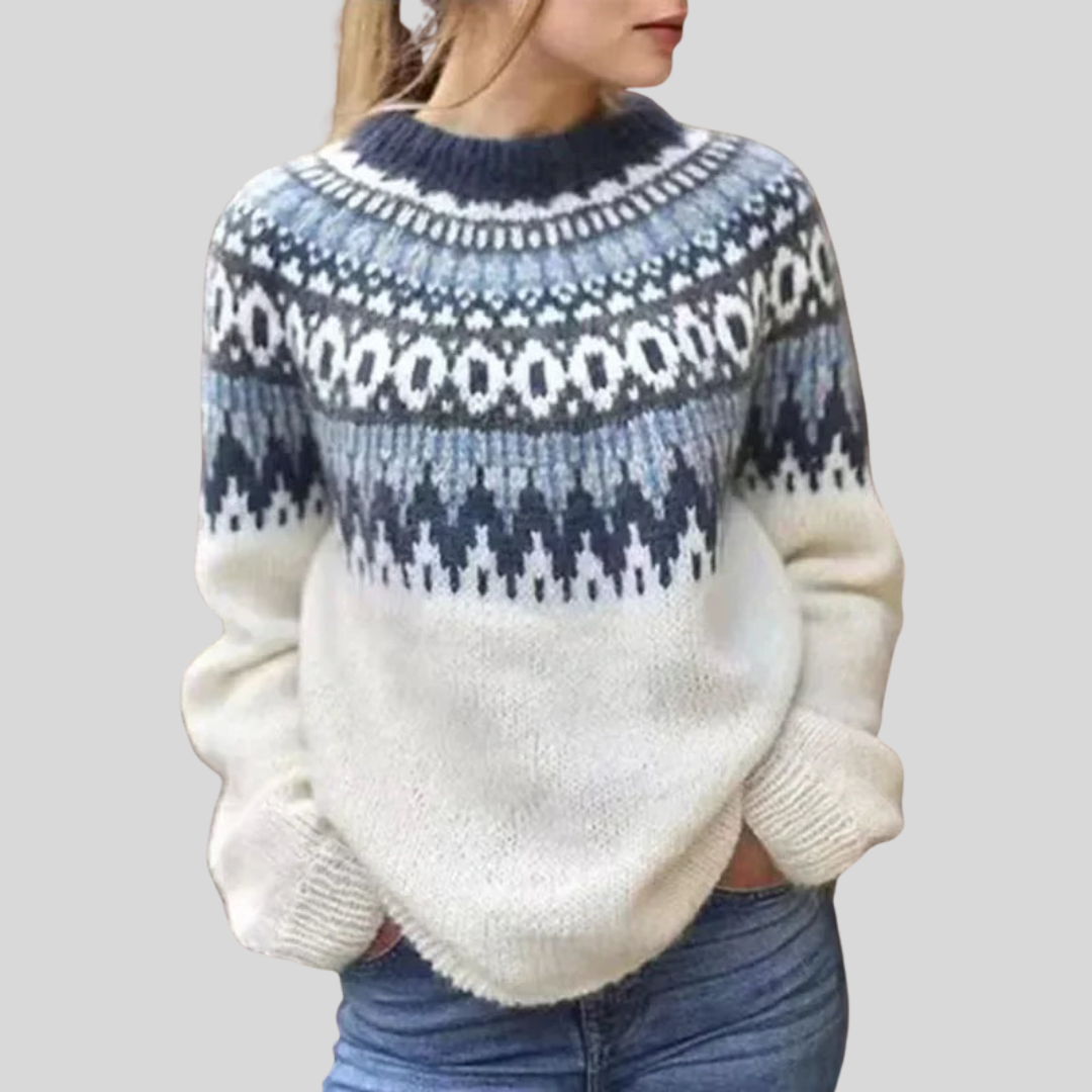 Elsa | Nordic Patterned Sweater