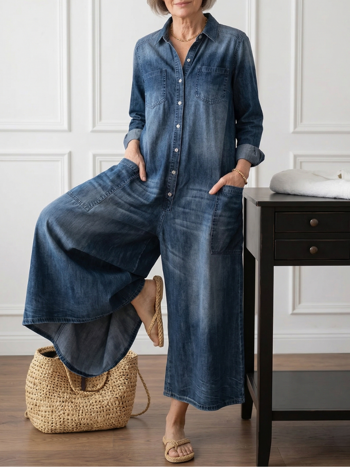 Simone | Relaxed Wide-Leg Jumpsuit