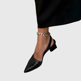 Elaine | Pointed Slingback Heels
