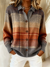 Winona | Plaid Button-Front Cardigan
