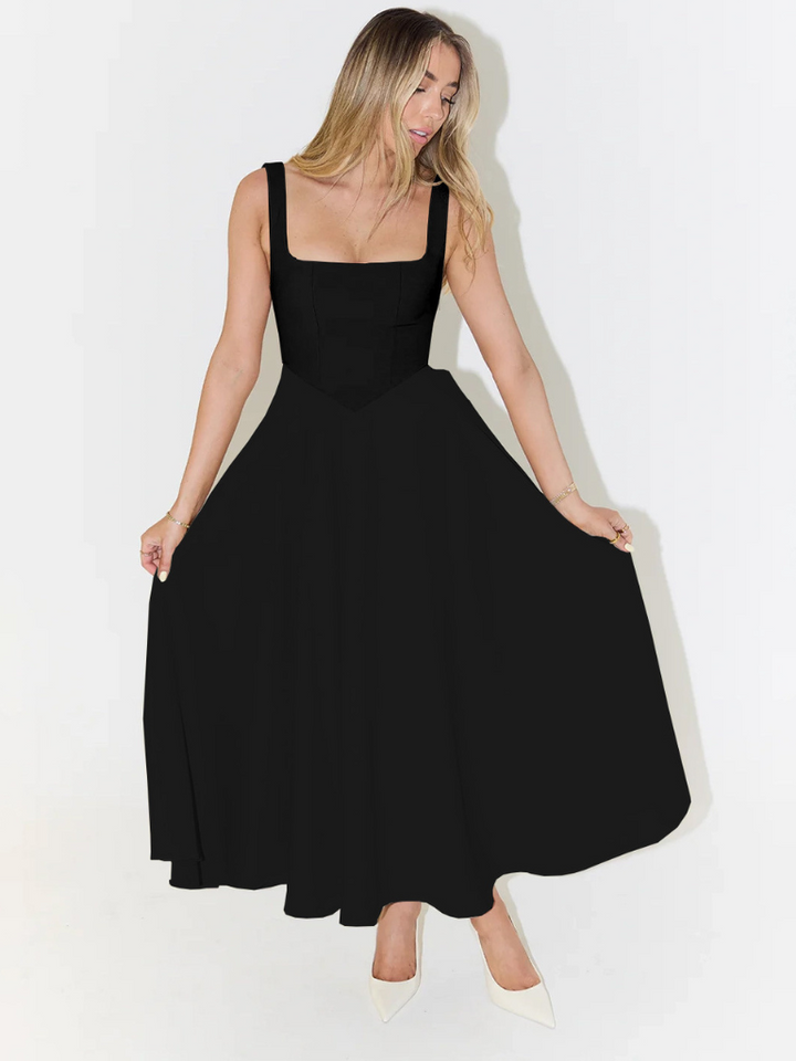 Vivienne | Timeless Fit-and-Flare Midi Dress