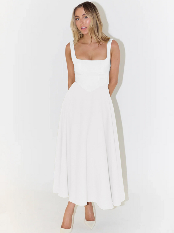 Vivienne | Timeless Fit-and-Flare Midi Dress