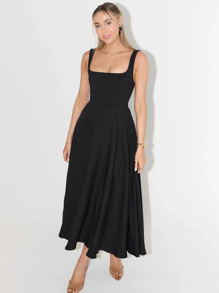 Vivienne | Timeless Fit-and-Flare Midi Dress