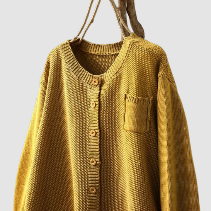 Isolde | Relaxed Button-Front Cardigan