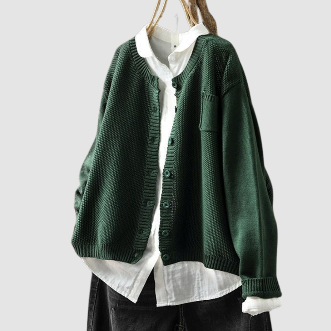 Isolde | Relaxed Button-Front Cardigan