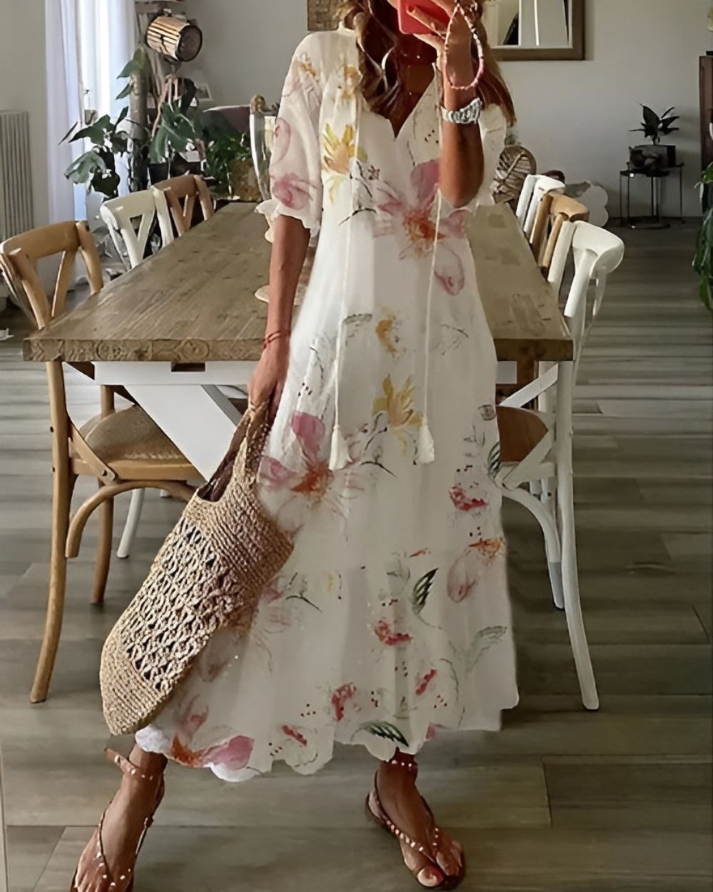 Georgia | Flowing Bohemian Maxi Dress