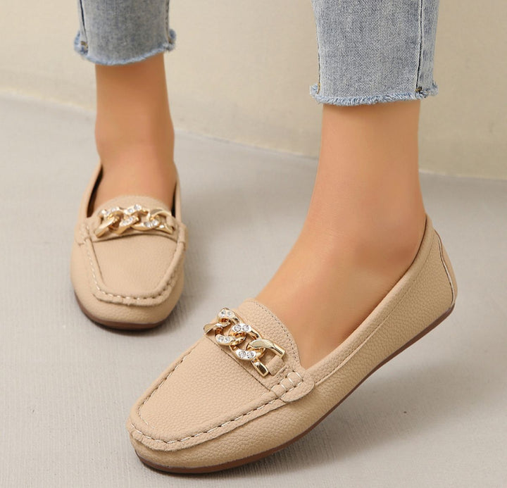 Constance | Buckle-Detail Flat Loafers